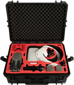 MC-CASES® Koffer für DJI Mavic 2 Pro und Zoom und DJI Goggles/RE auch mit DJI Smart Controller oder Standard Controller - Made in Germany